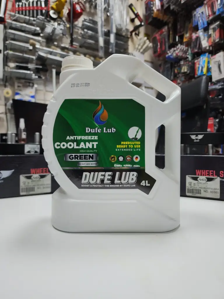 coolant green dufe lub antifreeze 4l