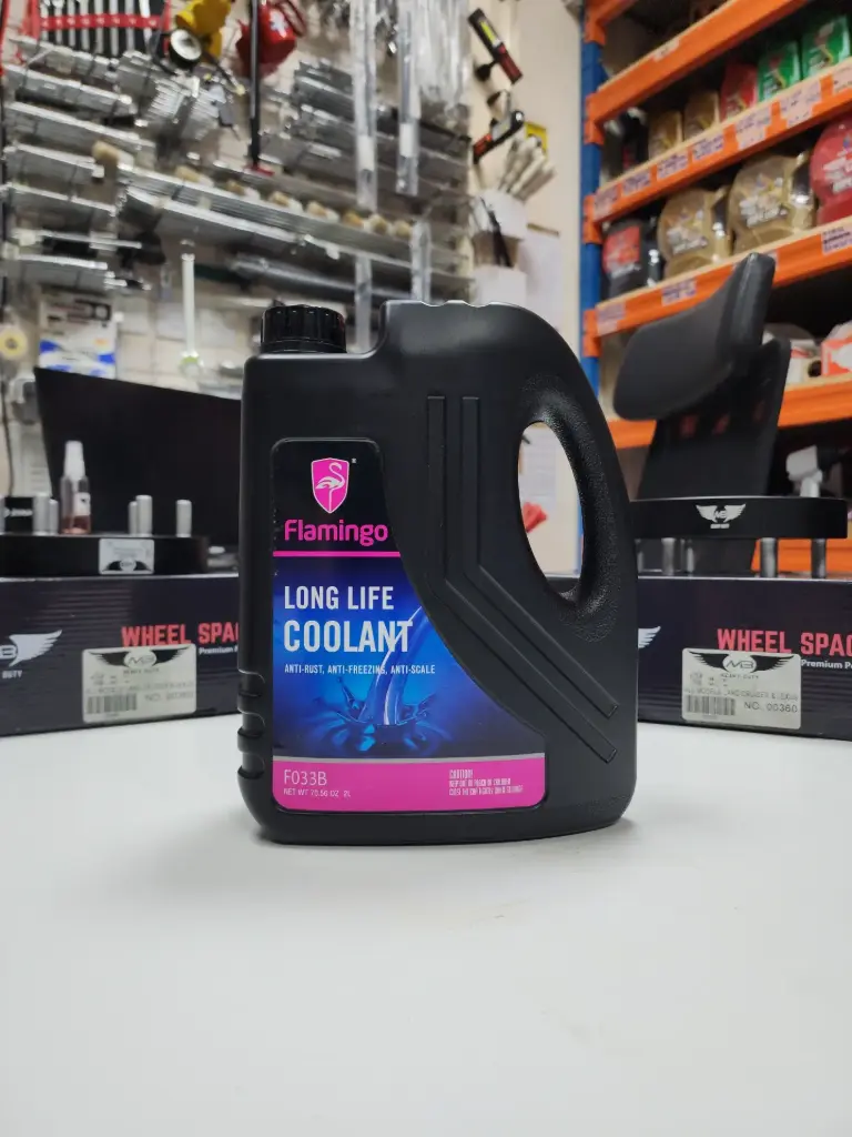 flamingo long life coolant high quality blue do not add water prediluted ready to use extended life f033g 2l 60000km