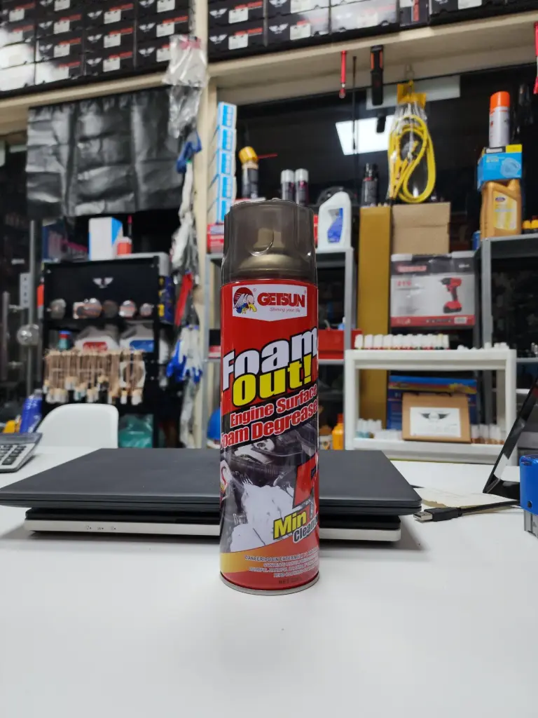 foam out engine surface foam degreaser getsun g-2019 650ml 1 pc