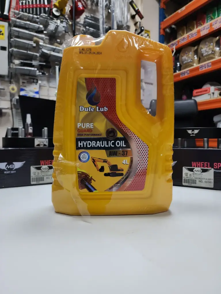 زيت هيدروليكي aw-37 dufe lub pure guard عالي الأداء، تركيبي بالكامل، 4 لتر