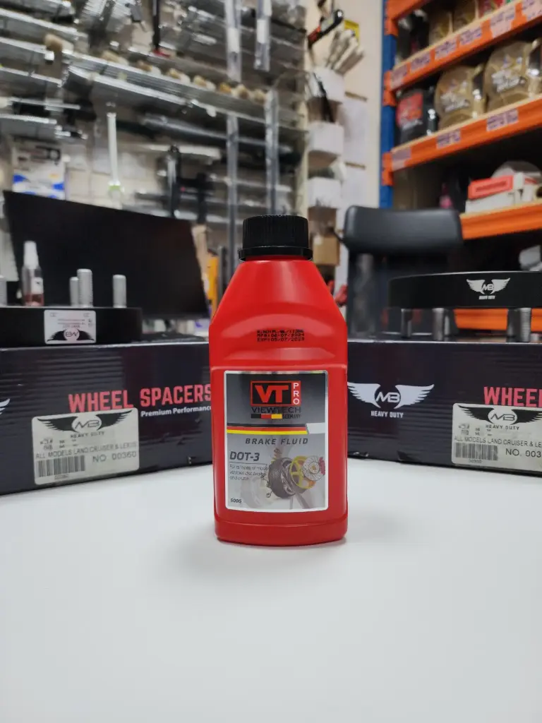 OIL BRAKE FLUID DOT-3 FOR ALL TYPES OF MODEL VEHICLES DISC BRAKES AND CLUTCH VTPRO VIEWTECH GERMANY 500G 1 PC