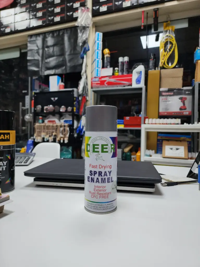 SPRAY PINT DEER 36 SILVER  400ML     1 PC