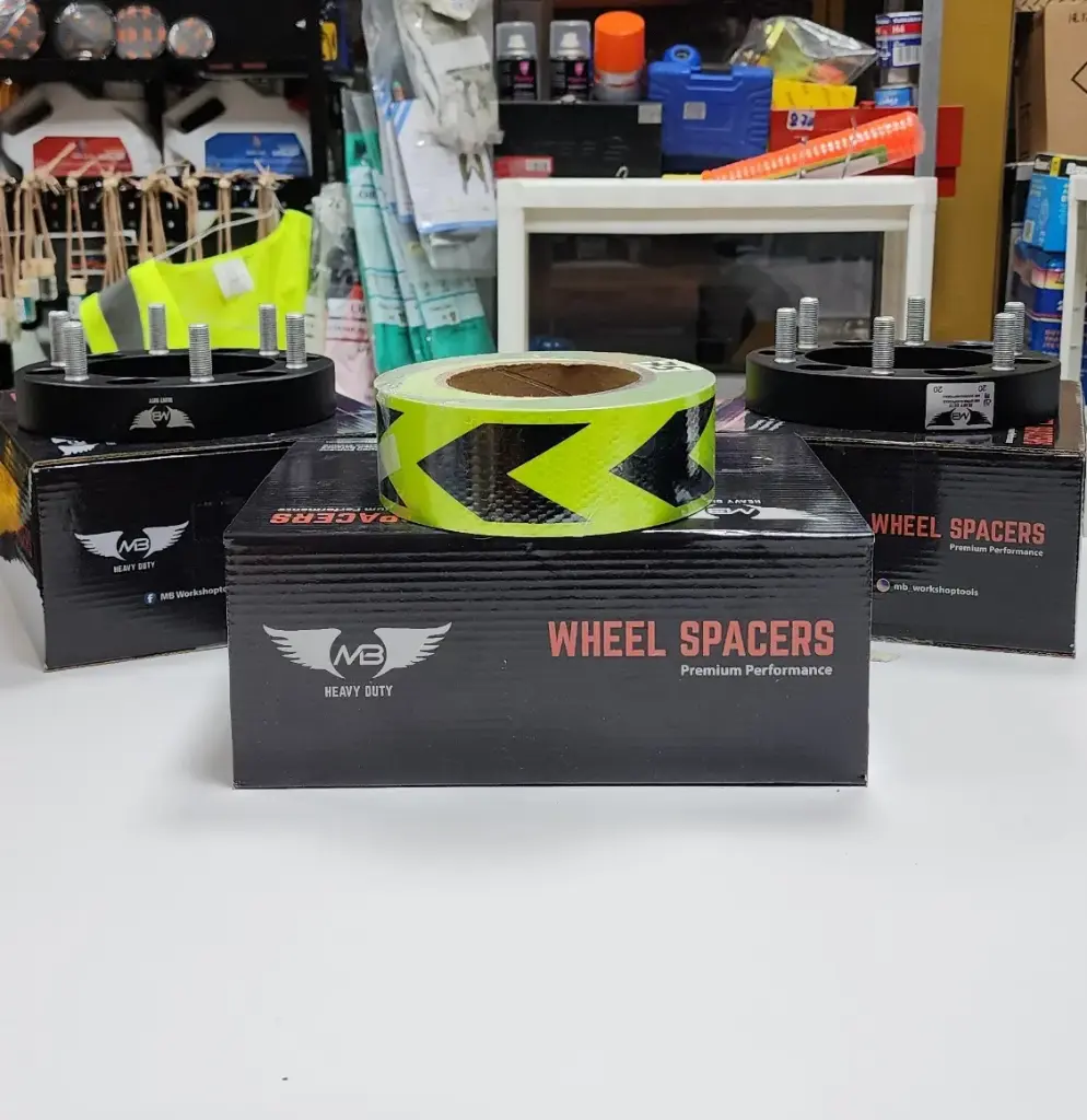 yellow and black reflective tape 2''