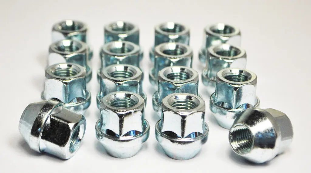 wheel nuts, tapered, M12x1.25 thread, 60 ° taper 20pcs 19hex