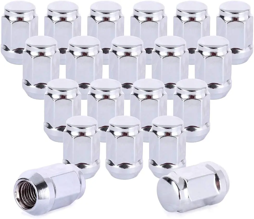 صواميل العجلات، خيط العروة، مقاس 12×1.5، ارتفاع 19، تويوتا، فورد، لينكولن، ميركوري، 20 قطعة