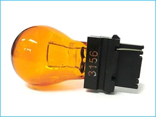 2x 3156 12V P27/7W W2.5x16q 32/3CP S25q Orange Filament Bulb for American Cars
