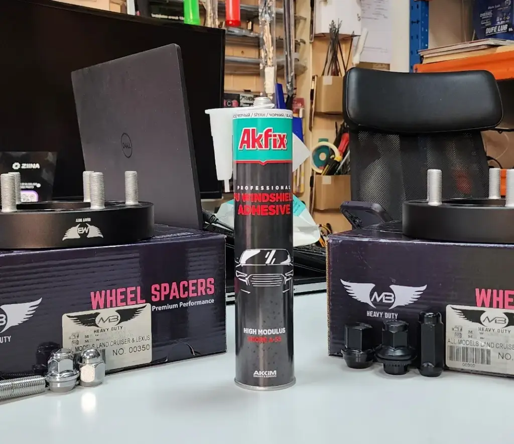 سيليكون أسود لزجاج السيارات a-55 akfix