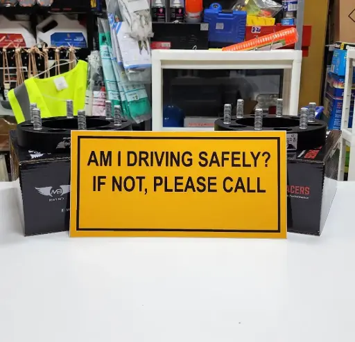 contact phone number sticker