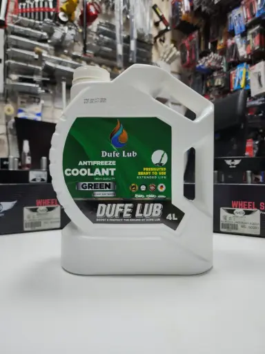 dufe lub antifreeze coolant high-quality green do not add water prediluted ready to use extended life  4l 60000km 1 pc