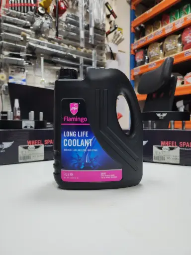 flamingo long life coolant high quality blue do not add water prediluted ready to use extended life f033g 2l 60000km
