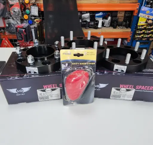MOB SHIFT KNOB COVER RED AC-2518 1 PC