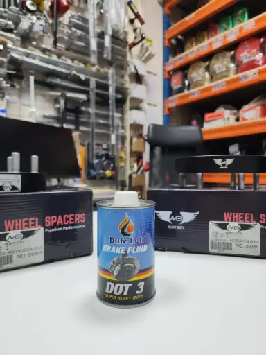 OIL BRAKE FLUID DOT-3 FOR ALL TYPES OF MODEL VEHICLES DISC BRAKES AND CLUTCH DUFE LUB 250ML 1 PC