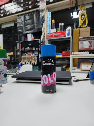 spray pint emerald 15 blue