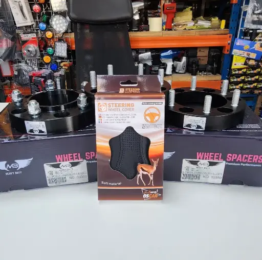 steering wheel cover ø37+-39cm soft material oscar black