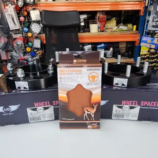 steering wheel cover ø37+-39cm soft material oscar light brown