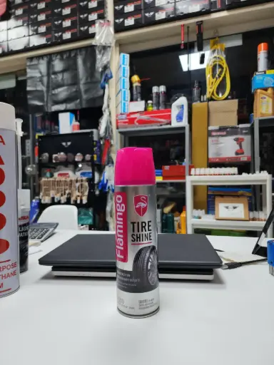 ملمع الإطارات بخاخ فوم فلامنجو ملf010 500