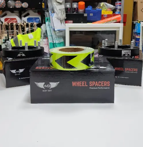 شريط عاكس أصفر وأسود 2 بوصة