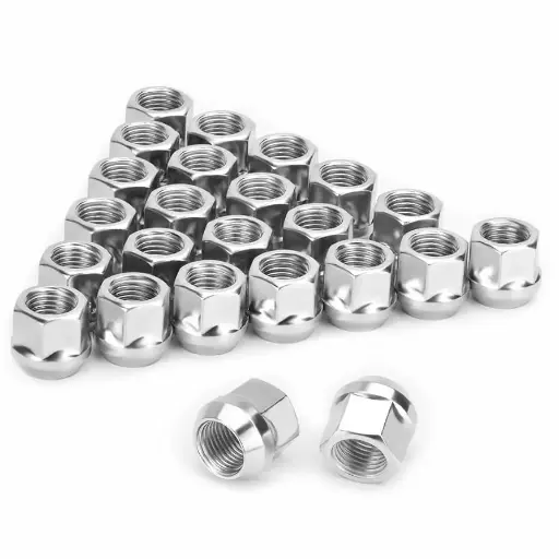 wheel nuts, tapered, M14 x20 thread, 60 ° taper 20pcs 19hex