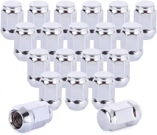 ANPART Wheel Nuts Set 20Pcs Lug Nuts Thread 12x1.5 Hex 19 Replacement for Ford/for Lincoln/for Mercury 1989-2015